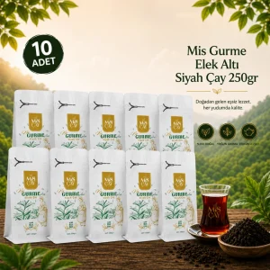10'lu Mis Çay Elek Altı Gurme Plus Siyah Çay 250gr